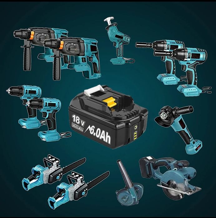 6,0 Ah! Baterias para MAKITA. Novas. Em stock!