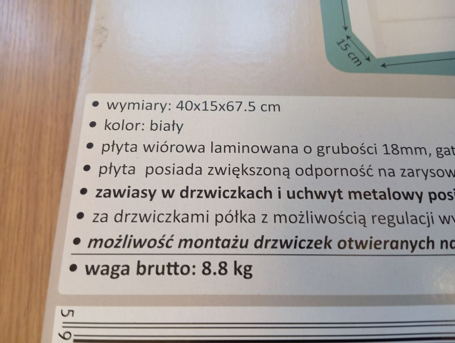 Szafka łazienkowa
