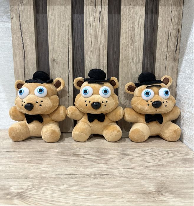 М'яка іграшка 5 ночей Фредді 18 см FNAF Ведмідь Недд Аніматроніки Фнаф