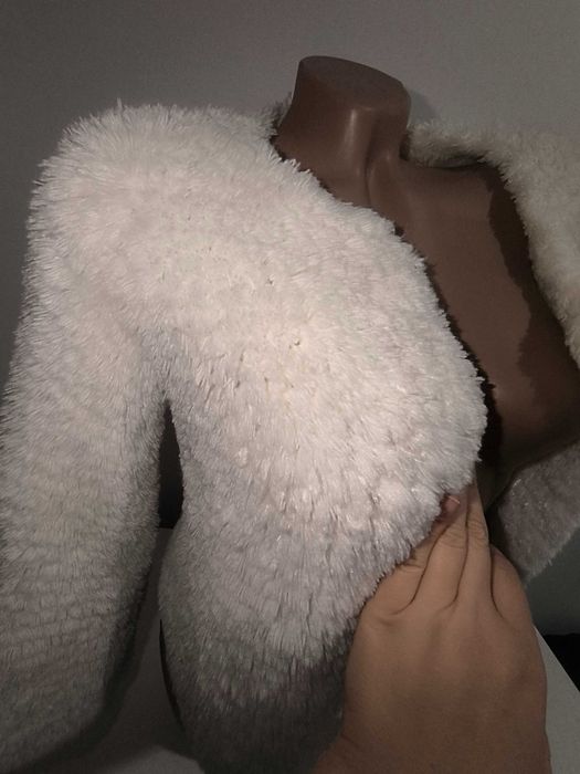 В'язана шубка накидка болеро 44-48 розмір