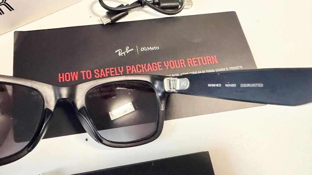 Ray-Ban Meta Wayfarer – Gen 1 - Pouco usado, completo