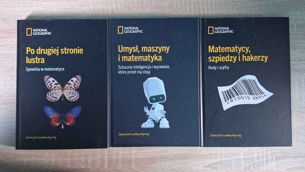 Trzy książki z serii "Świat jest matematyczny"