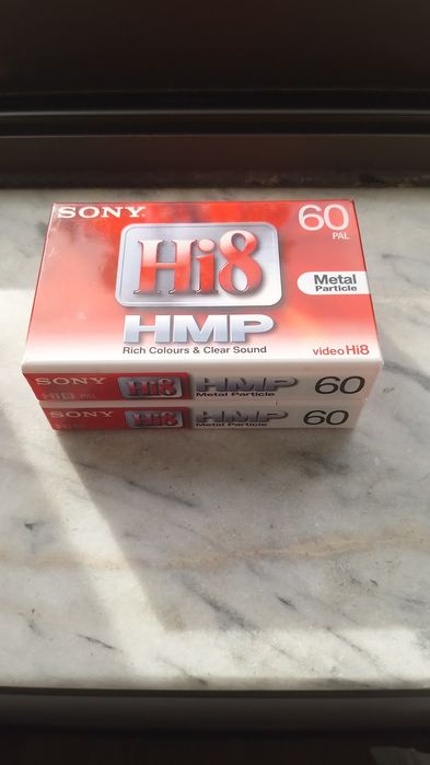 Conjunto 2 cassetes Hi8