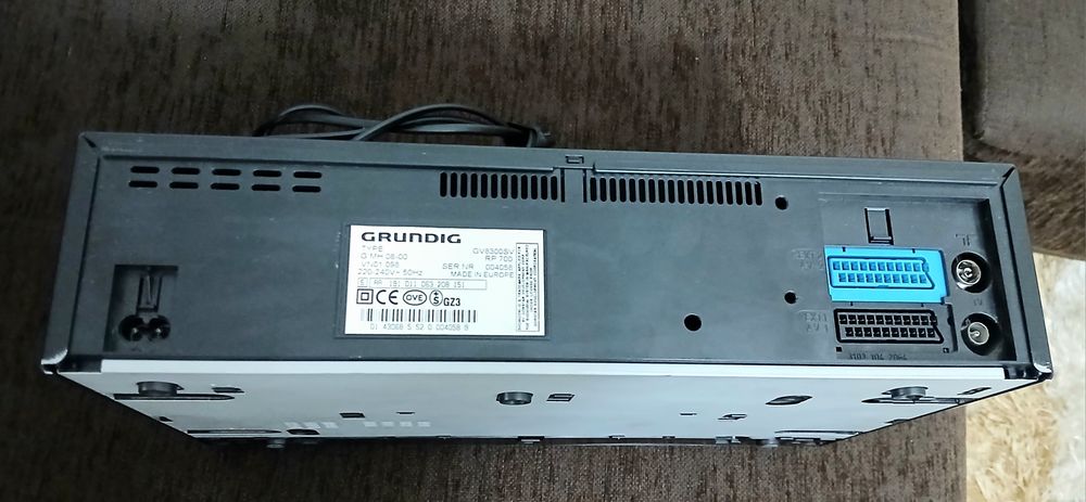 Leitor vídeo vhs Grundig