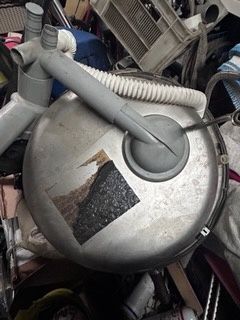 Zlew okrągły z baterią i syfonem 50cm