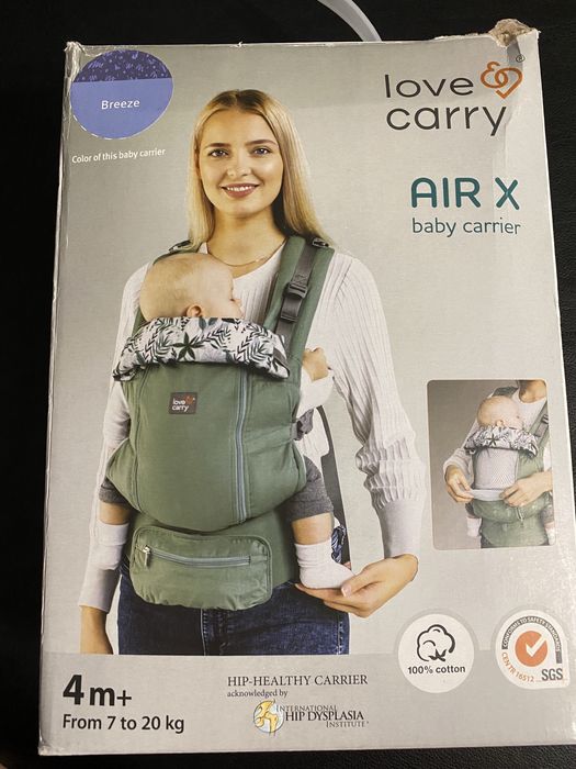 Еко-рюкзак love&carry air x (колір, як на останньому фото)