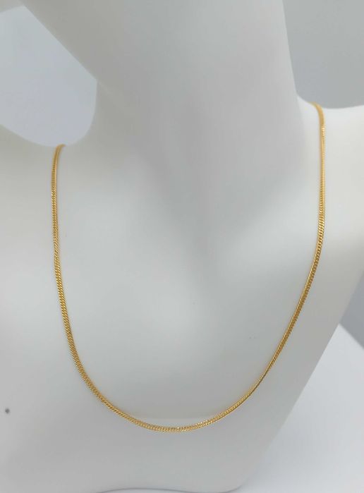 Złoty łańcuszek 51 cm próba 585 NOWY Piękny SPLOT / Fajne Okazje