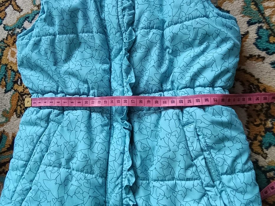 Безрукавка Topolino бірюза 128 см 6 7 років дівчинкаа