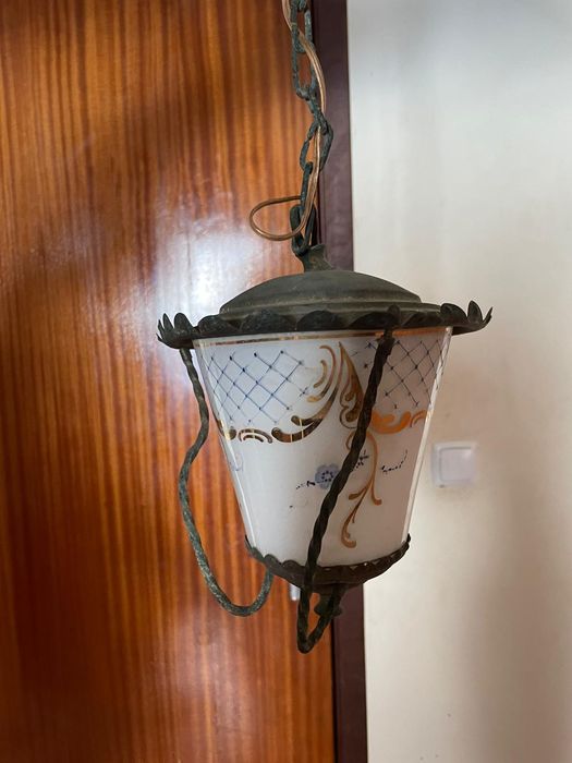 Candeeiro teto antigo