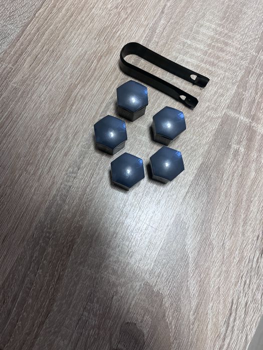 Ковпачки на болти 19мм сірі