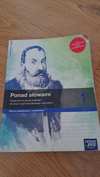 Ponad słowami 1 część 2 język polski liceum technikum