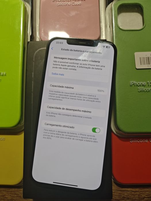 iPhone 12 Pro Max 6.7" 256GB Graphite, em bom estado