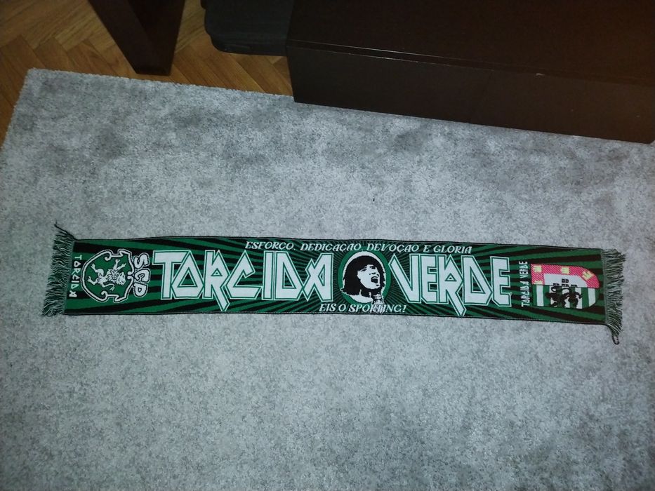 Cachecol ultras torcida verde Sporting