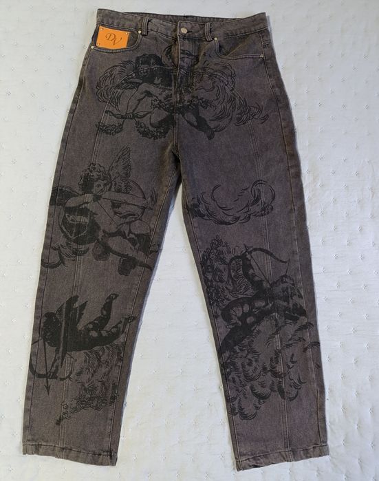Продам чоловічі джинси Y2K Angels jeans dvolenti | з ангелами