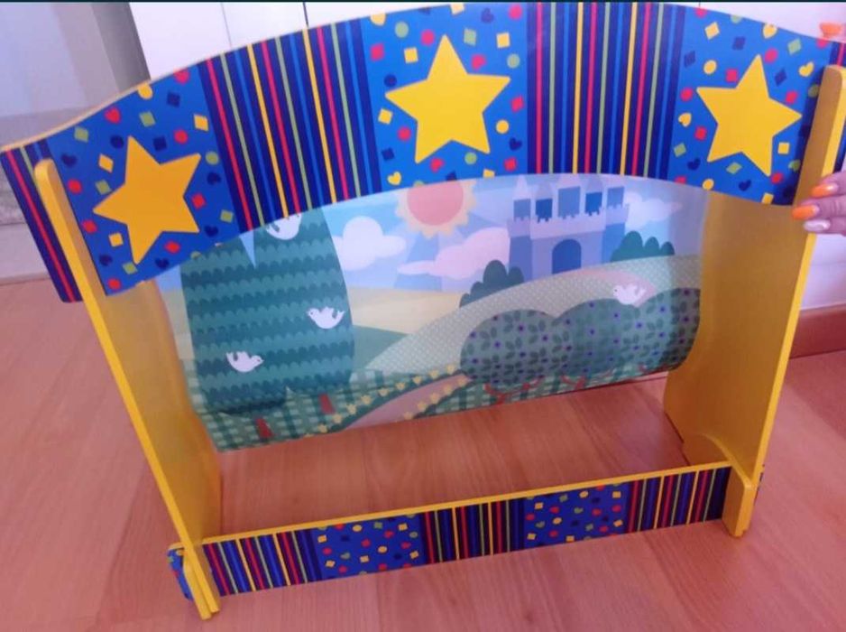 Teatro de fantoches portátil para criança NOVO