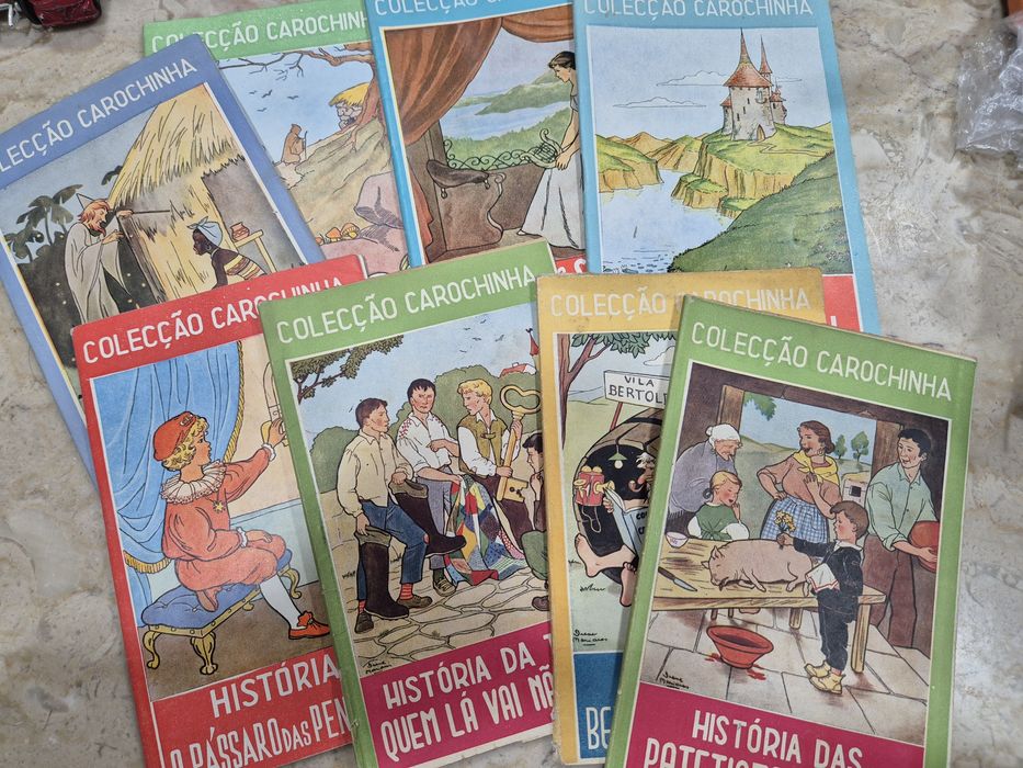 Livros infantis: os cinco, os sete, carochinha (enid blyton)