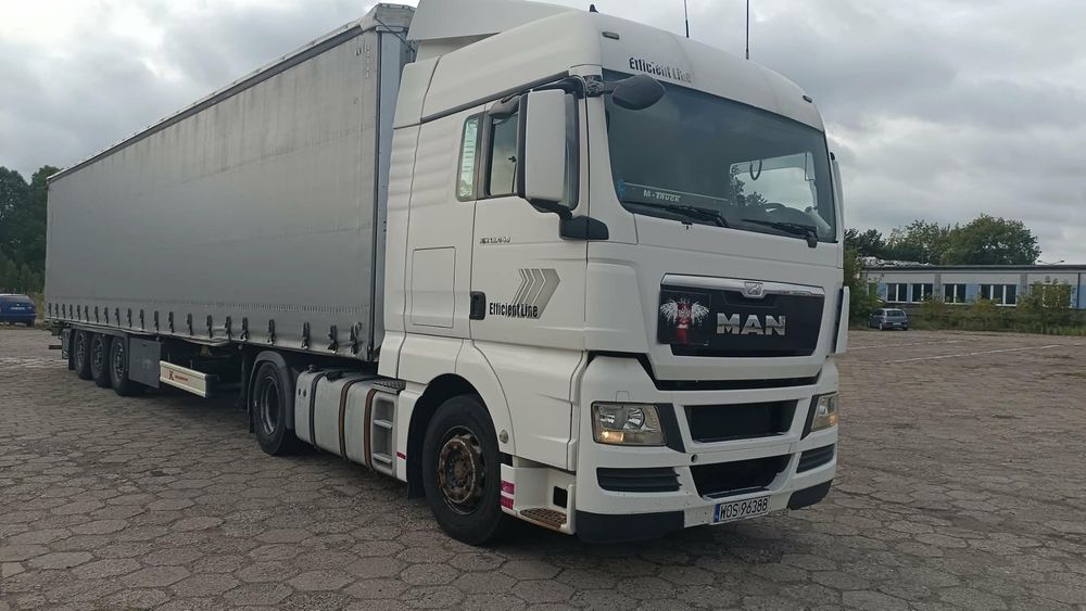 MAN TGX 18,440 EURO 5 ,NACZEPA KAESSBOHRER  MAN TGX 440 , Naczepa Kaessbohrer