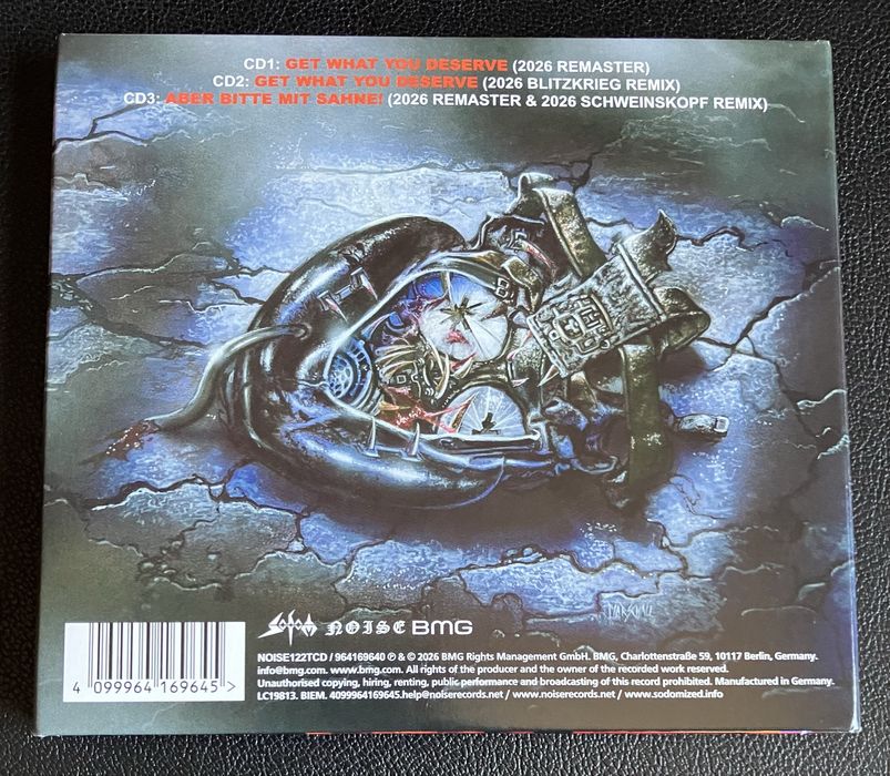 Sodom - Agent Orange, Better Off Dead, Get What You Deserve - Destruction - Cracked Brain…