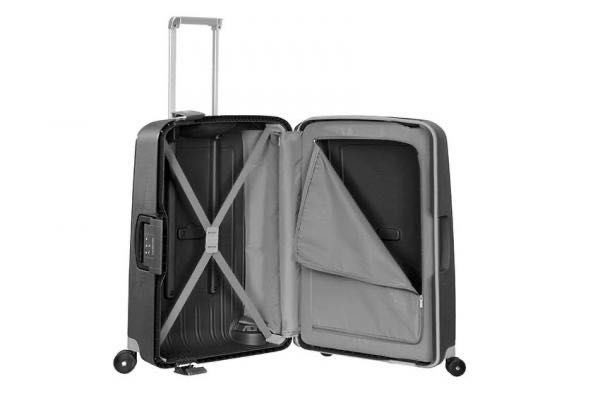 Чемодан СРЕДНИЙ Samsonite S’Cure/M/69 см/79 л, Валіза пластик