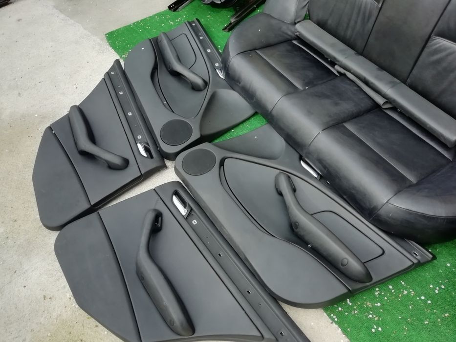 Bancos Bmw pack m pele preta para E46 Versão sedan impecáveis