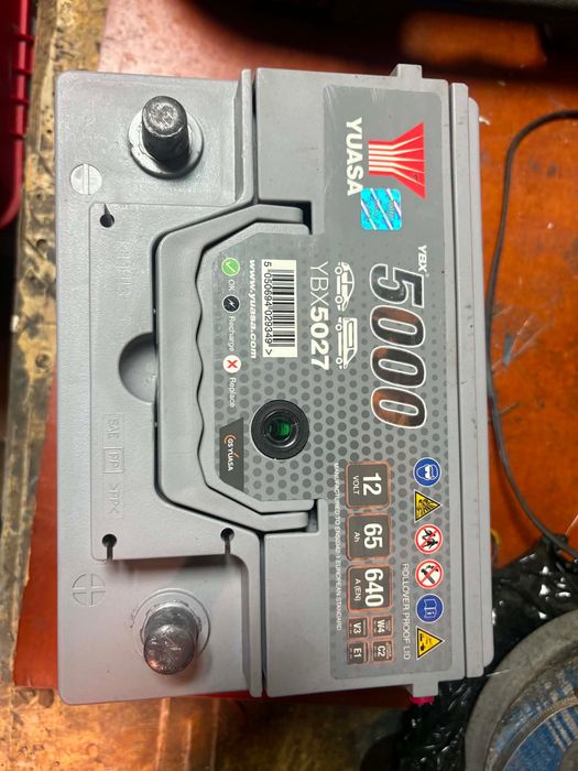 YUASA 65Ah 640A YBX5027 P+ 12V Akumulator