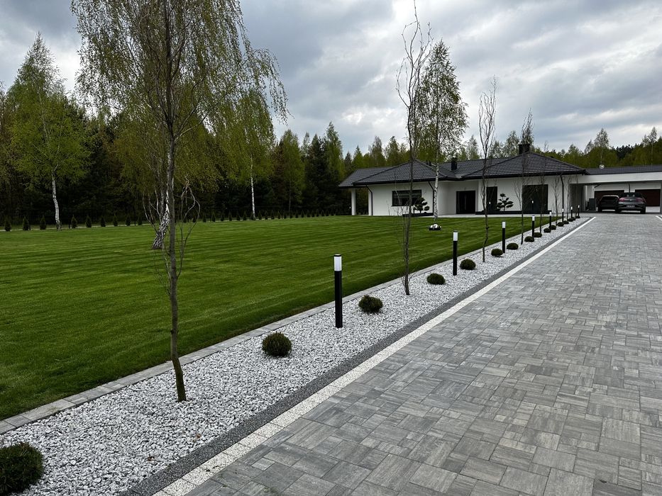 Trawa z rolki - nawodnienie ogrodu - trawnik rolowany