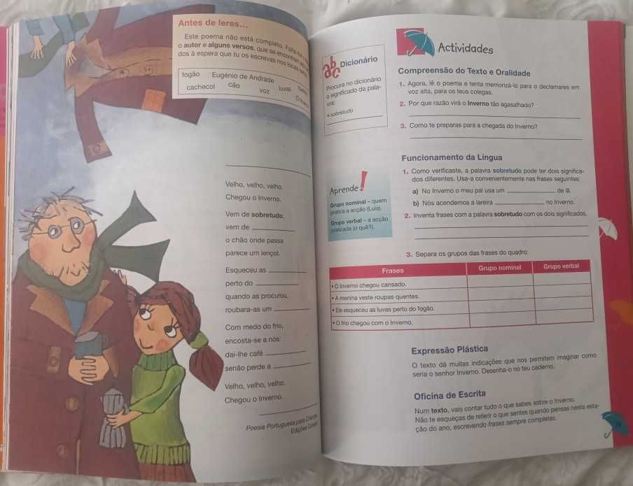 2 Manuais NOVOS - Giroflé 3 - Lingua Portuguesa 3º Ano de escolaridade