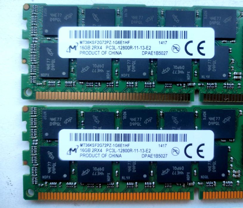 Серверна пам'ять 16Gb,  DDR3L-1600MHz