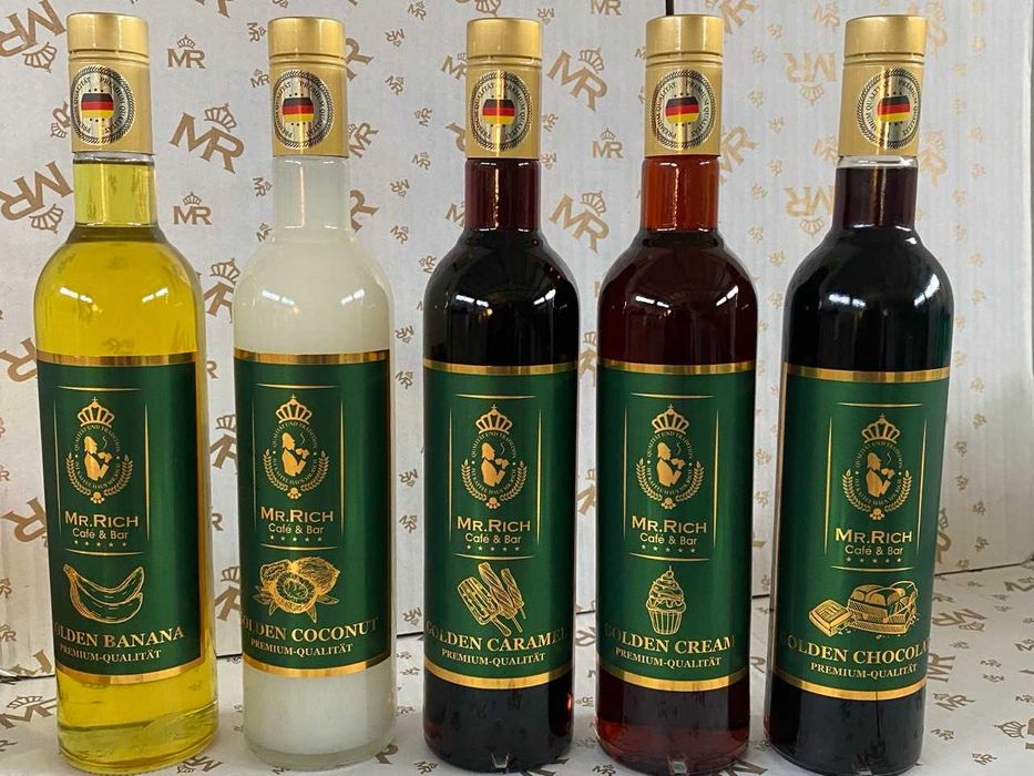 Сироп для кофе Mr.Rich "Golden Banana" (Банан) 700гр.