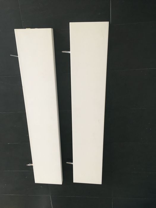 3 Prateleiras Brancas de embutir