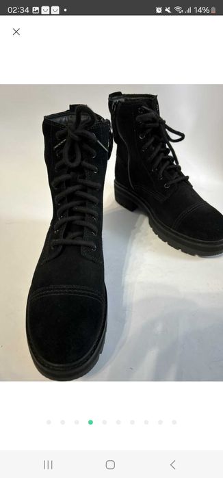 Жіночі замшеві ботинки clarks бренд 39 розмір