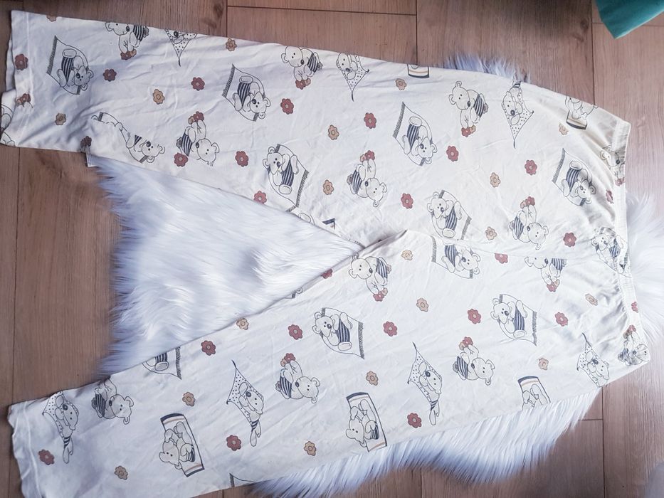 Bawełniane spodnie od piżamy damskie marki Top Vintage roz2XL/3XL/4XL.