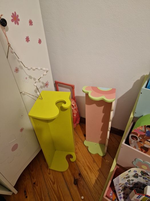 Quarto "completo" menino/menina em verde e rosa