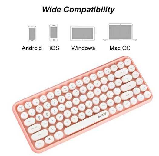 Bezprzewodowa Klawiatura Retro FELiCON 308i