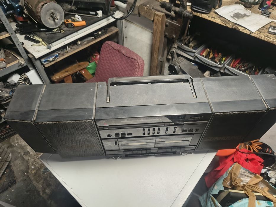 Radiomagnetofon amwood SCR-888