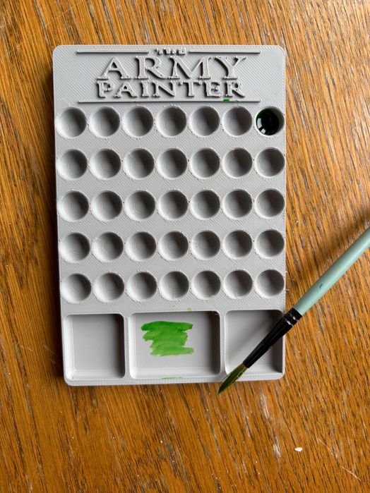 Paletka do malowania figurek / farb akrylowych (Army Painter, Citadel)