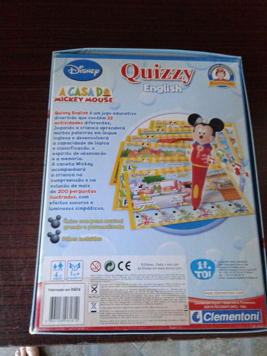 Jogo educativo e interativo Quizzy inglês. como NOVO!