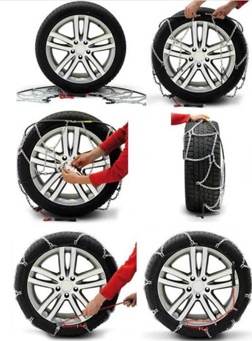 Nowe Łańcuchy śniegowe na koła PEWAG 9mm 205/55r16 195/65r15 tabela