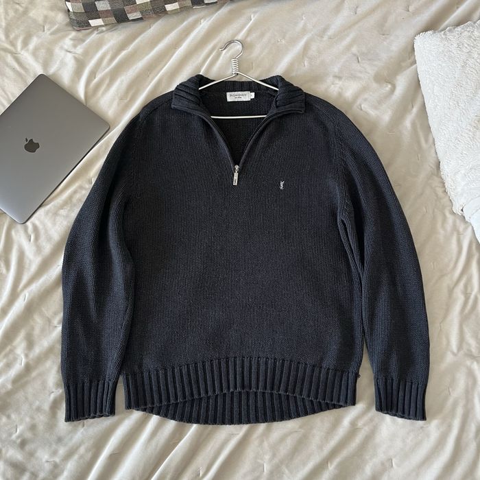 Yves Saint Laurent 1/3 zip светр