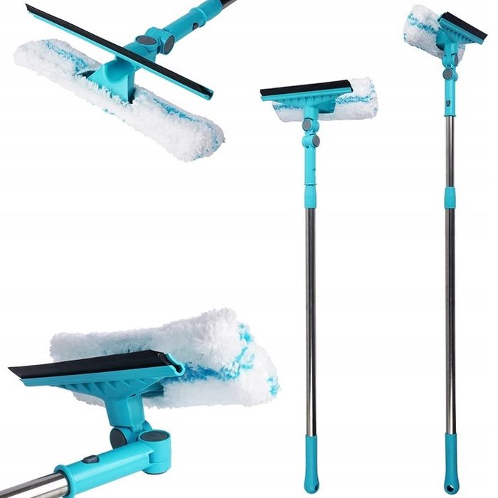 Mop Do Okien Teleskopowy Myjka Ściągaczka Do Mycia Szyb Luster Kabiny