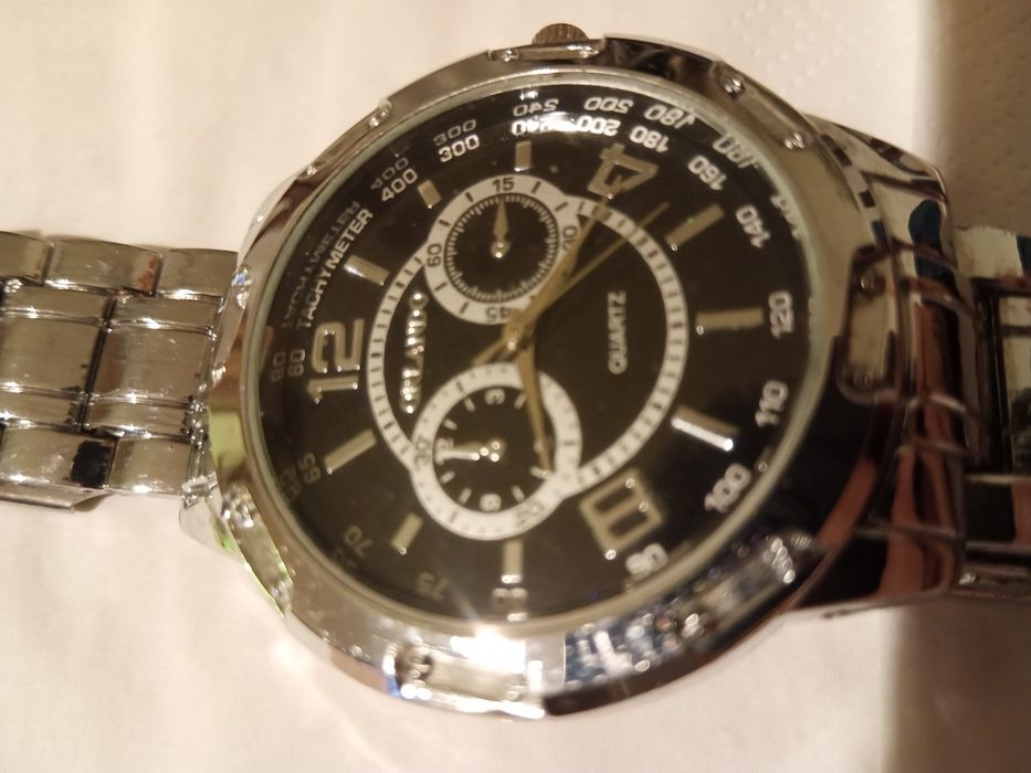 Relógio Masculino Pulso Orlando Quartzo Analógico Inoxidável