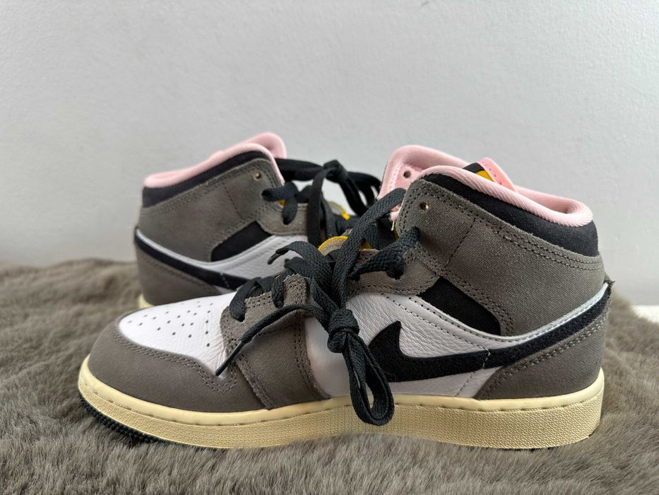 Buty damskie skórzane sneakersy nike air jordan 1 mid se 38