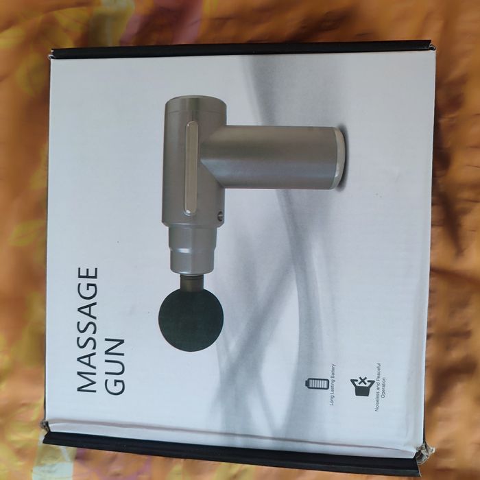 USB Масажний пістолет для м'язів з 4 насадками