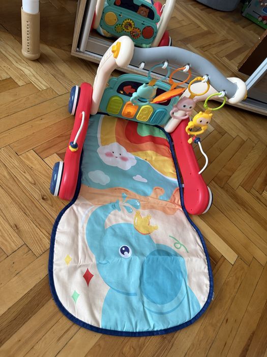 дитячий розвиваючий килимок Baby Team 2 в 1 ходунки
