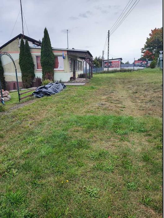 Plac + budynek gospodarczy drewniany do wynajęcia