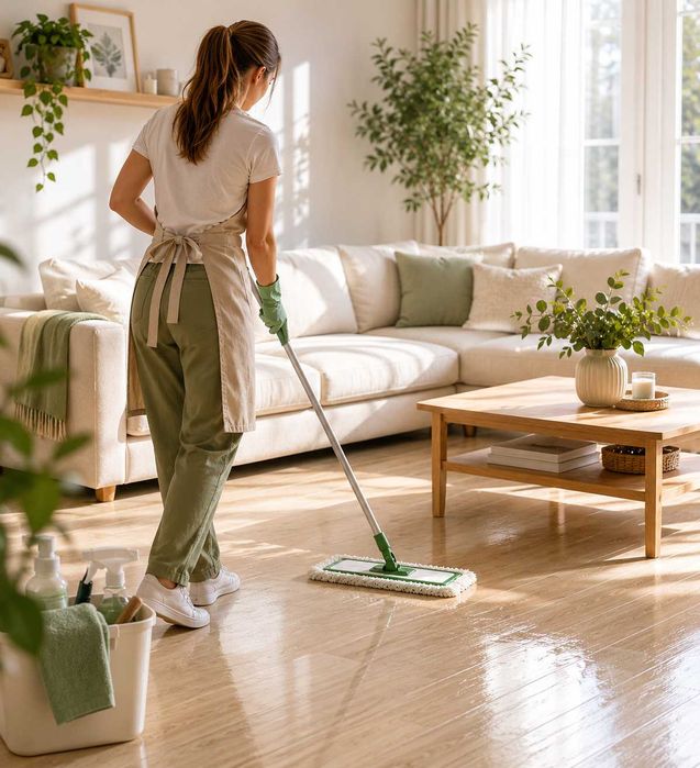 Limpeza Profunda Premium de casa Produtos profissionais incluídos Preço fixo