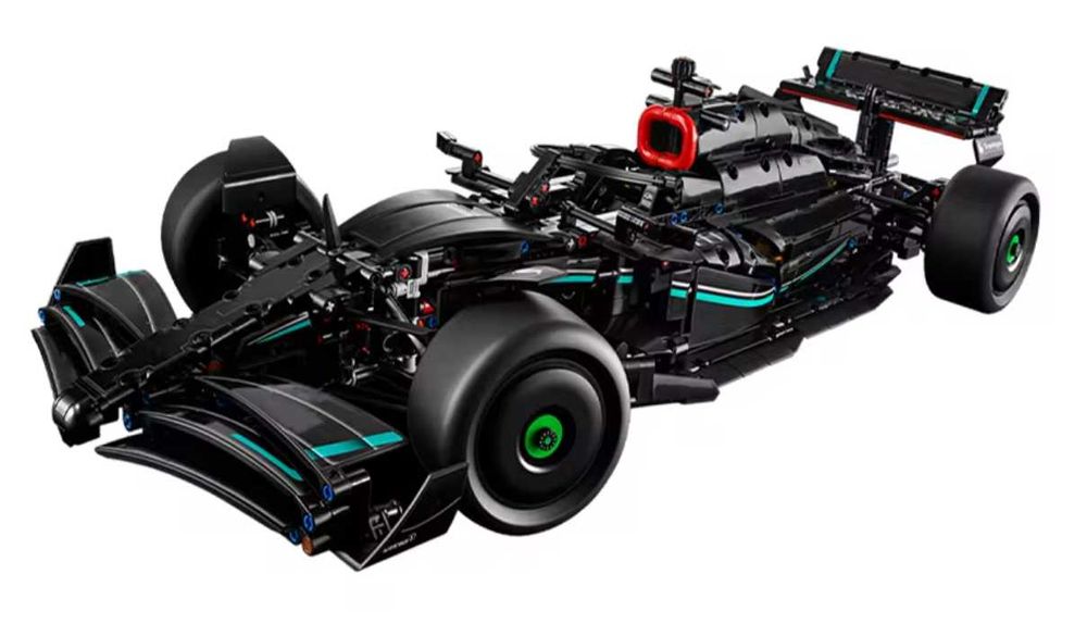 Klocki SuperCar Mercedes bolid F1 AMG 1642-elem 63cm kolekcjonerski