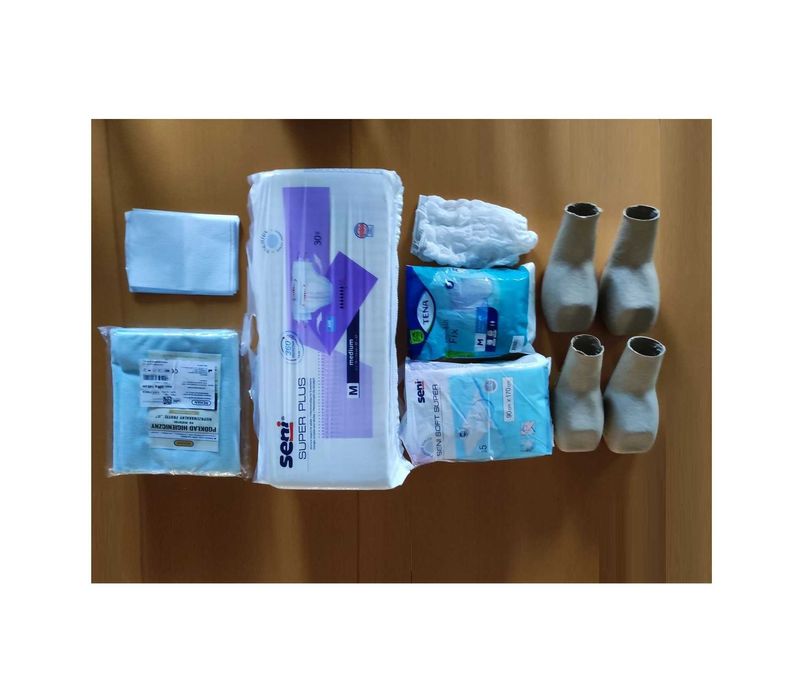 seni pieluchomajtki kaczka tena majtki prześcieradło podkład myjka