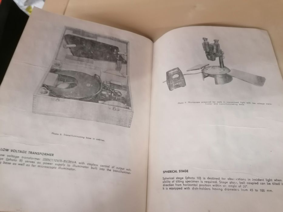 Microscópio Stereoscopic MSt 127 Manual Inglês