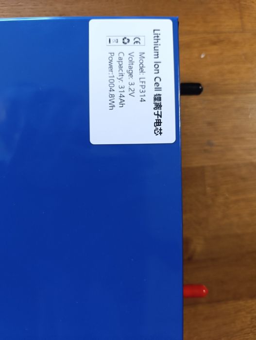 LiFePo4 Акумулятори комірки Eve MB31 314Ah 3,2 B  8000 циклів (Клас А)